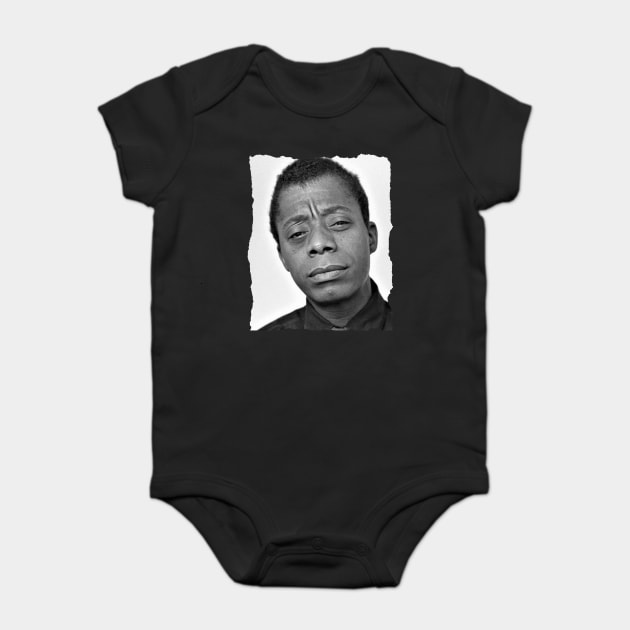 James Baldwin Baby Bodysuit by UrbanLifeApparel